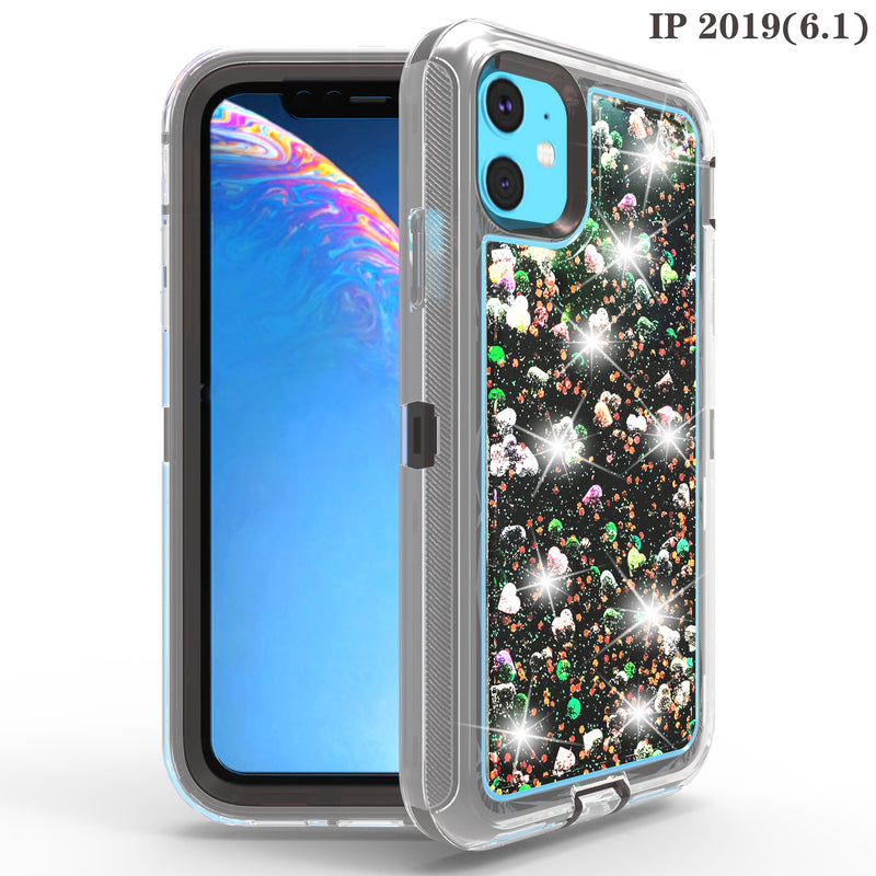 iPhone 11 Defender Style Glitter Cases