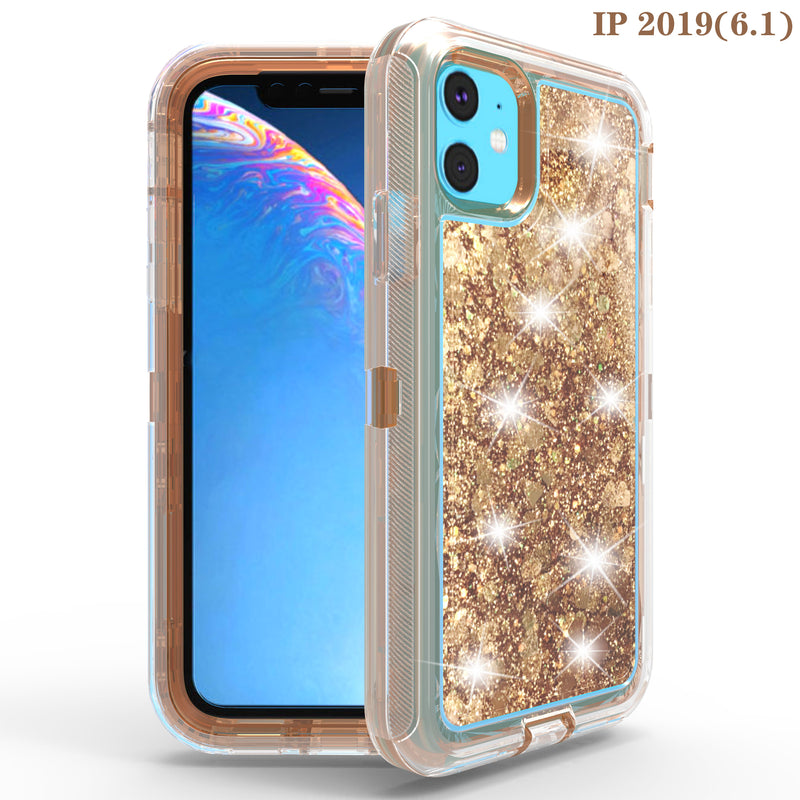 iPhone 11 Defender Style Glitter Cases