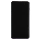 Premium OLED Display With Frame Compatible With Samsung Galaxy S10 (G973) (Prism White)