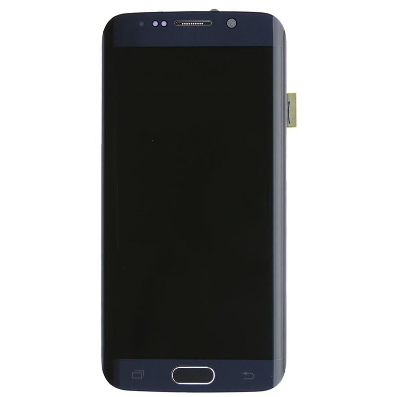 Premium OLED Display With Frame Compatible With Samsung S6 Edge (Blue)