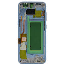 Premium OLED Display With Frame Compatible With Samsung S8 (Coral Blue)