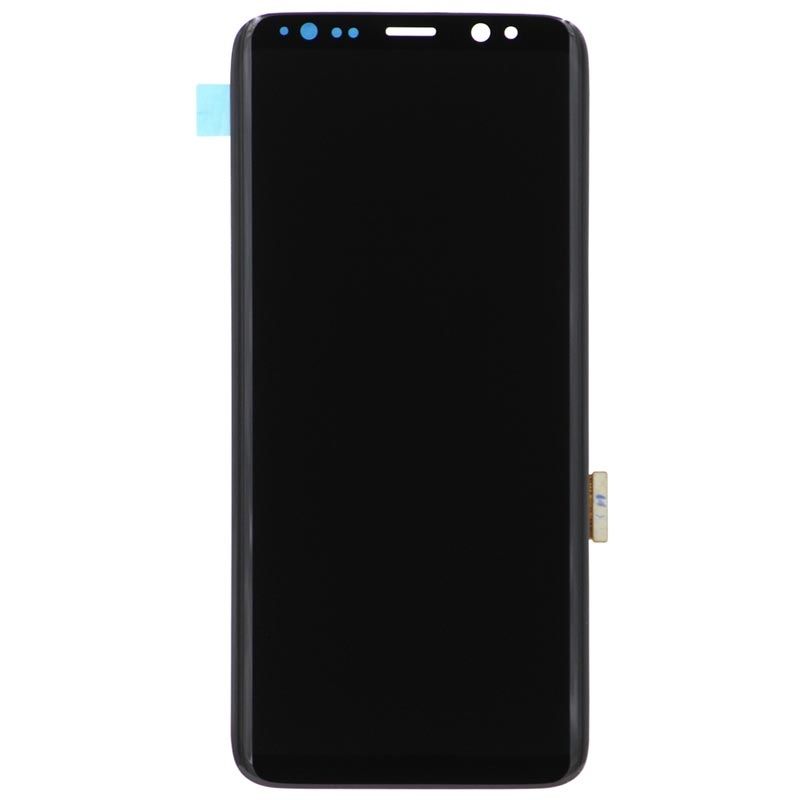 Premium OLED Display With Frame Compatible With Samsung S8 (Midnight Black)