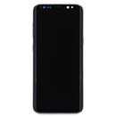 Premium OLED Display With Frame Compatible With Samsung S8 (Orchid Gray)