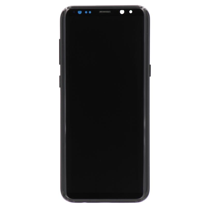 Premium OLED Display With Frame Compatible With Samsung S8 Plus (Midnight Black)