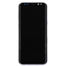 Premium OLED Display With Frame Compatible With Samsung S8 Plus (Orchid Gray)
