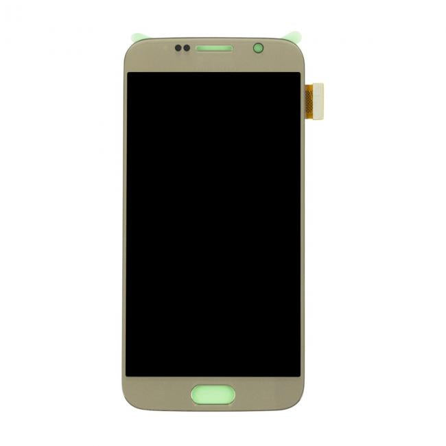 Premium OLED Display Without Frame Compatible With Samsung S6 (Gold)