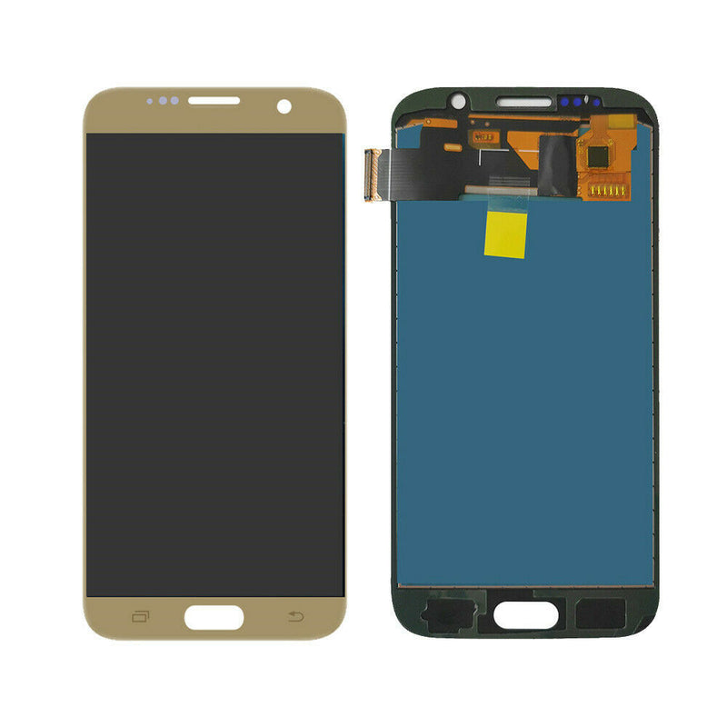 Premium OLED Display Without Frame Compatible With Samsung S6 (Gold)